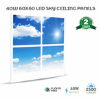 SKY Cloud LED Panel 2D version, 60x60cms, 40W (4 pcs set)