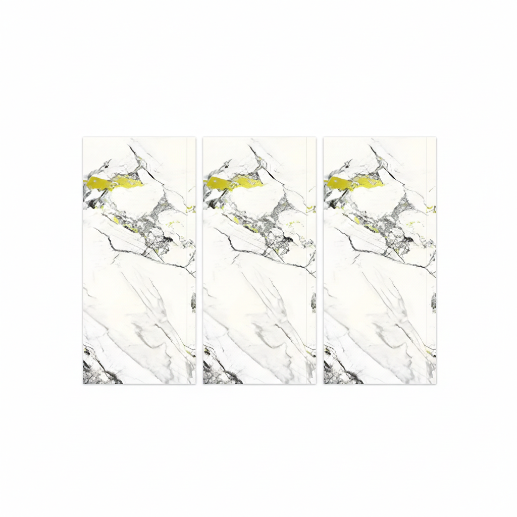 Britwall Golden Veined Marble SPC Wall Panel Seamless Pattern Pack of 3 – Golden Veined Marble