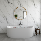 Britwall High Gloss Marble SPC Wall Panels 1220×2440 Seamless 3-Panel Continuity Pack of 3 – Premium High–Gloss Marble