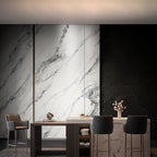 Premium High-Gloss Marble SPC Panels (Up to 3-Piece Continuity) Size:1220 x 2440 x 4 mm (Pack of 3)