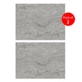 Luxurious High-Gloss SPC Wall Panel in Marble Gray Design Size:1220 x 2440 x 4 mm (Pack of 2)
