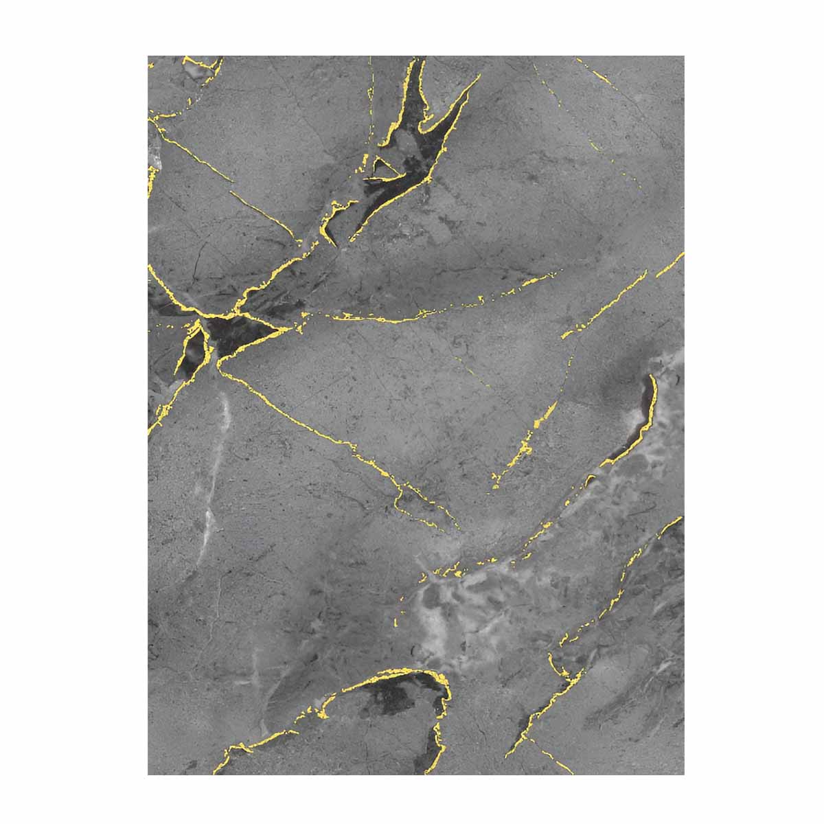High-Gloss PET Charcoal Panel with Gilded Gray Marble Design Size:1220 x 2440 x 8 mm (Pack of 2)