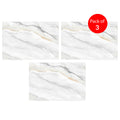 Luxury 3D Continuous Marble Charcoal Board Panel - High Gloss PET Finish Size:1220 x 2440 x 8 mm (Pack of 3)