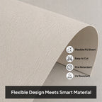 Britwall Vertical Ripple Wall Panel 1200 x 600 x 3mm Cream Pack of 2