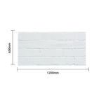 Briwall Soft & Flexible Off White PU Panel – Stylish Faux Brick Texture 1200 x 600 x 3 mm Pack of 2