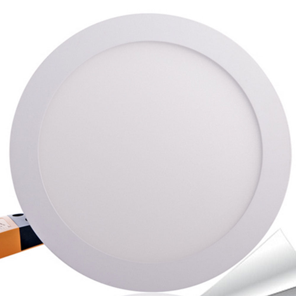 24W Recessed Round LED Mini Panel 280mm Diameter  | Single Pack - 6000K