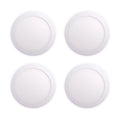 Pack of 4 12W Recessed Round LED Downlight Mini Panel 170mm Diameter, Hole Size 160mm | Pack of 4 - 3000K