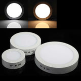 12W Surface Flush Mounted Round LED Mini Panel 175mm diameter 3000K (Pack of 4)