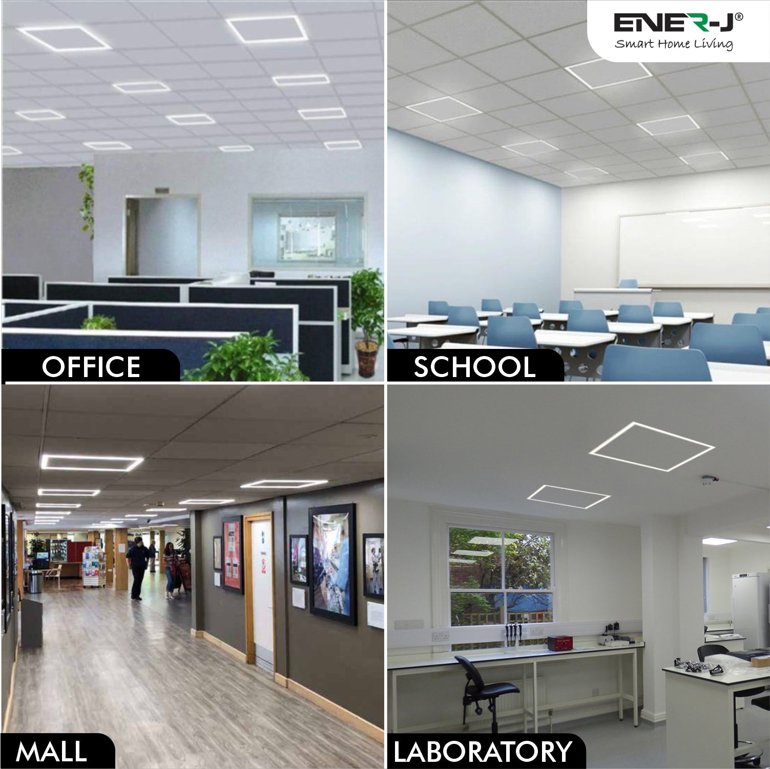 LED Borderline Panel 40W CCT Selectable 60x60cms | Pack of 6