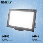 150W LED Floodlights With CCT Switchable & PIR ready (not included), 15000 Lm, IP65, 3 Years Warranty