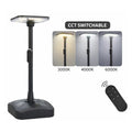 240W PIR Solar Garden Lights with water tank stand, 25W Solar Panel and 24AH Battery, CCT switchable with Remote