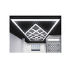 Ener-J 588W Designer LED Ceiling Light with Frame, 19 Diamond Grid with Border, Commercial Interior Lighting