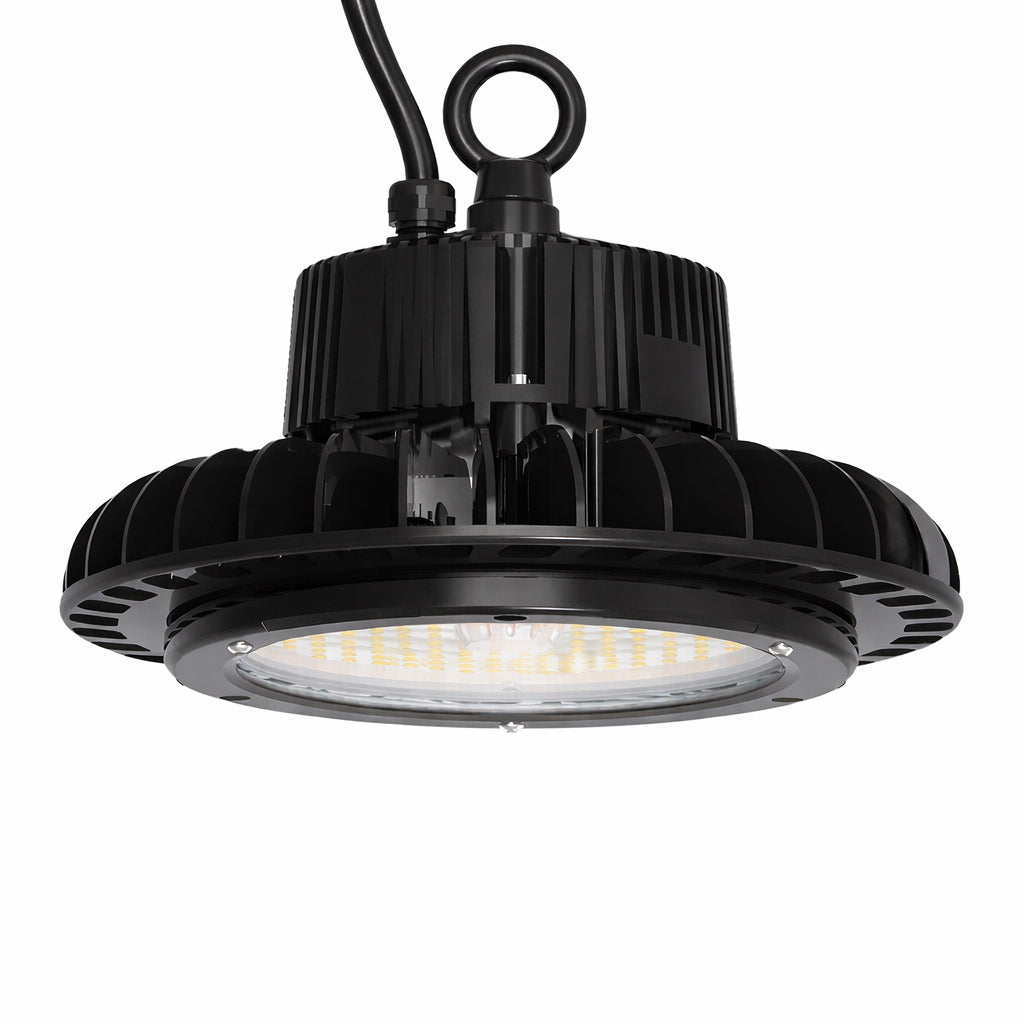 UFO LED Highbay, 100W, 14000Lm, 5yrs warranty, 4200K, Samsung LED and LIFUD Driver, 1-10V Dimmable