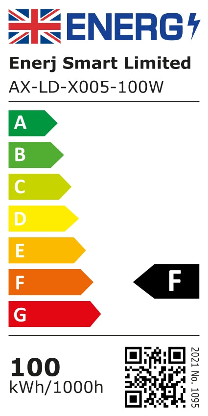 100W LED Streetlight Waterproof IP65 6000k Wall Light, Ideal Street Lamp To Install At a Height Of 6-8 Meters, 5 Years Warranty