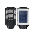 70W Solar Streetlights 6500K with 6V 8W Solar Panel & 6000 mAh Battery & Remote