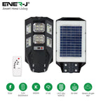 70W Solar Streetlights 6500K with 6V 8W Solar Panel & 6000 mAh Battery & Remote