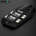 70W Solar Streetlights 6500K with 6V 8W Solar Panel & 6000 mAh Battery & Remote