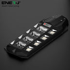 150W Solar Streetlights 6500K with 6V 15W Solar Panel & 18000 mAh Battery & Remote