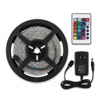 5 Meter RGB LED Strip Kit with 30 LEDs per meter, Controller + Remote + 12V 2A Adapter & UK Plug, IP65