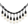 LED String Lights 10.2m 2W S14 10Pcs LED Edison Filament Bulbs E27 Sockets Perfect for Party, Wedding, Anniversaries, Celebrations