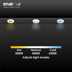 Colour Switching Fire Rated LED Downlight 70mm Cut-Out 7W (60W Equivalent) 3000K-4000K-6000K 770lm Dimmable 60 Deg Beam Angle. With Easy Loop in Loop Out Terminals - Single Pack