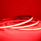 24V COB LED Strip Lights with 480 LEDs/M, 10W/M, 800lm/M, CRI 90-92, Red Colour