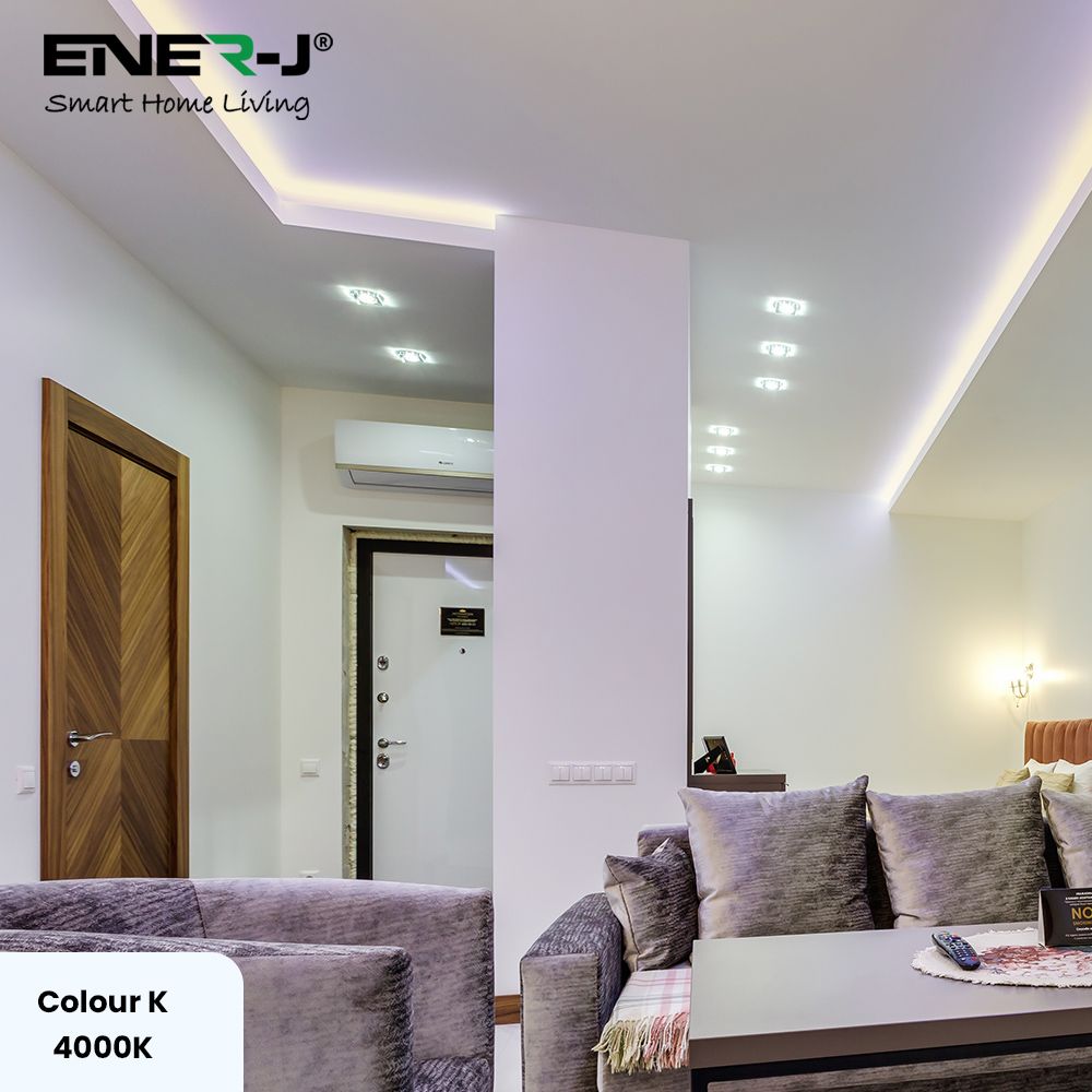 24V COB LED Strip Lights with 480 LEDs/M, 10W/M, 1020lm/M, CRI 90-92, 30m Roll, 4000K, IP20