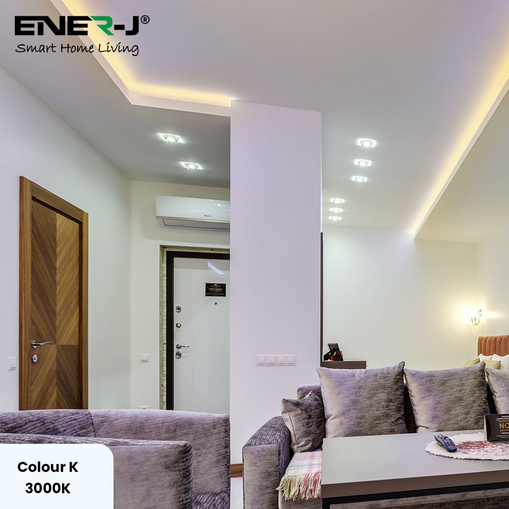 24V COB LED Strip Lights with 480 LEDs/M, 10W/M, 1020lm/M, CRI 90-92, 30m Roll, 3000K, IP20