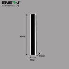 60 x 8 cms size Outdoor Acrylic Wall Lights, 32W Waterproof IP65 CCT Changing & Dimming through remote