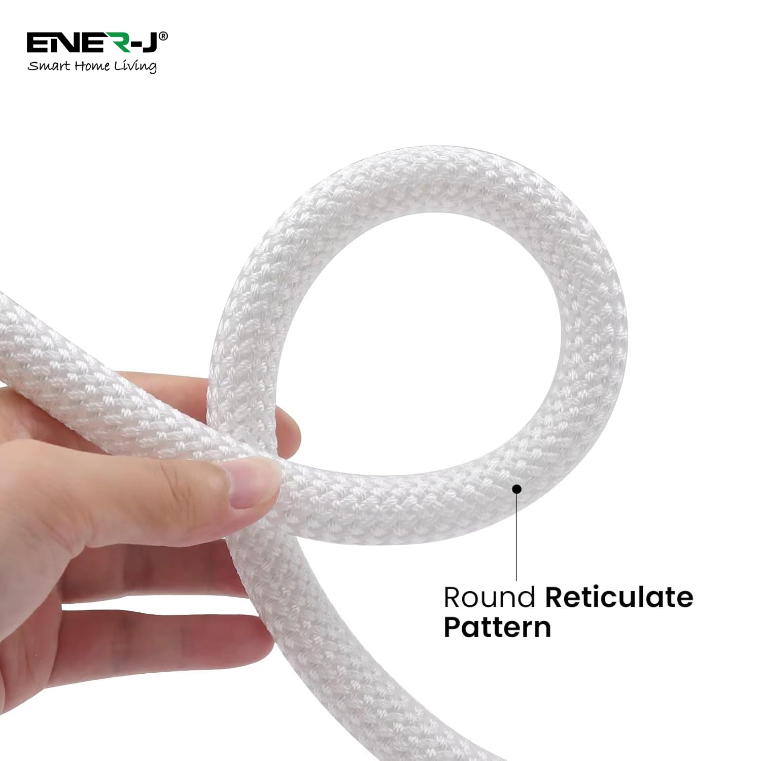 ENER-J NeonTwist RGBIC Braided Rope Light 5 m Kit with Remote