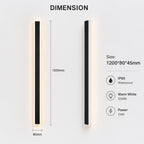 Ener-J 120cm Outdoor LED Wall Light – 24W Warm White (3000K) – IP65