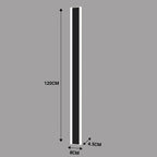 120cm Modern LED Outdoor Wall Light Bar 24W IP65 Waterproof Warm White - Matte Black