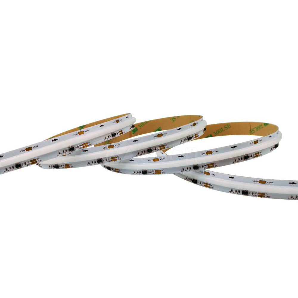 Smart Plug & Play Digital RGB COB LED Strip Light Kit | 5 Metres | 576 LEDs/M | Tuya WiFi & Remote Control | Works with Alexa & Google Assistant