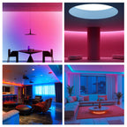 Smart Plug & Play Digital RGB COB LED Strip Light Kit | 5 Metres | 576 LEDs/M | Tuya WiFi & Remote Control | Works with Alexa & Google Assistant