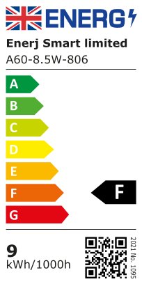 Pack of 10 A60 B22 LED Light Bulb, Bayonet Cap (BC) 9W A60, Equivalent to 100W, Ultra Bright 800Lm Non-Dimmable - 4000K