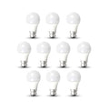 Pack of 10 A60 B22 LED Light Bulb, Bayonet Cap (BC) 9W A60, Equivalent to 100W, Ultra Bright 800Lm Non-Dimmable - 4000K