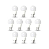 Pack of 10 A60 B22 LED Light Bulb, Bayonet Cap (BC) 10W A60, Equivalent to 100W, Ultra Bright 800Lm Non-Dimmable