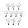 Pack of 10 units, LED E14 Small Edison Screw Golf Ball P45 Bulb, 4W (equivalent to 25W), Day White, 20000 hours life, 2 Years Warranty - 6000K