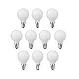Pack of 10 units, LED E14 Small Edison Screw Golf Ball P45 Bulb, 4W (equivalent to 25W), Day White, 20000 hours life, 2 Years Warranty