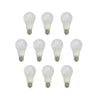 Pack of 10 units, A60 E27 LED Light Bulb, Edison Screw (ES) 10W A60, Equivalent to 100W, 806 Lumens Non-Dimmable - 6000K