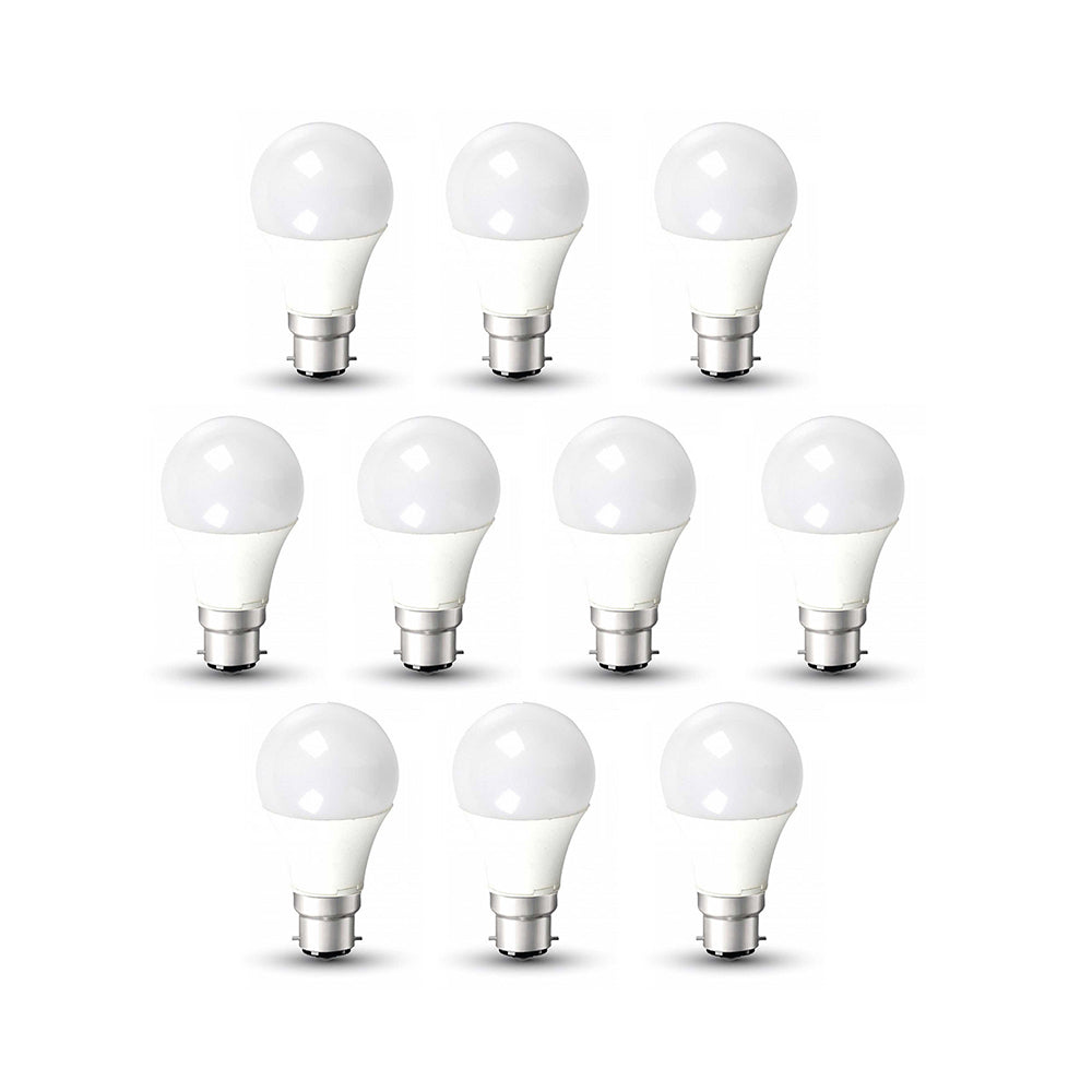 Pack of 10 units, A60 B22 LED Light Bulb, Bayonet Cap (BC) 12W A60, Equivalent to 100W, Ultra Bright 960 Lumens Non-Dimmable