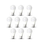 Pack of 10 units, 15W GLS LED Light Bulbs B22 BC Bayonet Bright 15W=125W A60 Globe 270 Beam Lamp Day White 125W Incandescent Replacement - 3000K