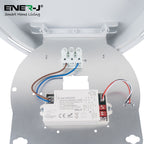 ENERJ Superhero 9-in-1 LED Bulkhead, 12W/15W/18W Power Switchable, 3000K-6000K CCT, IP65 IK10 Impact-Resistant 320mm (Standard / Sensor)