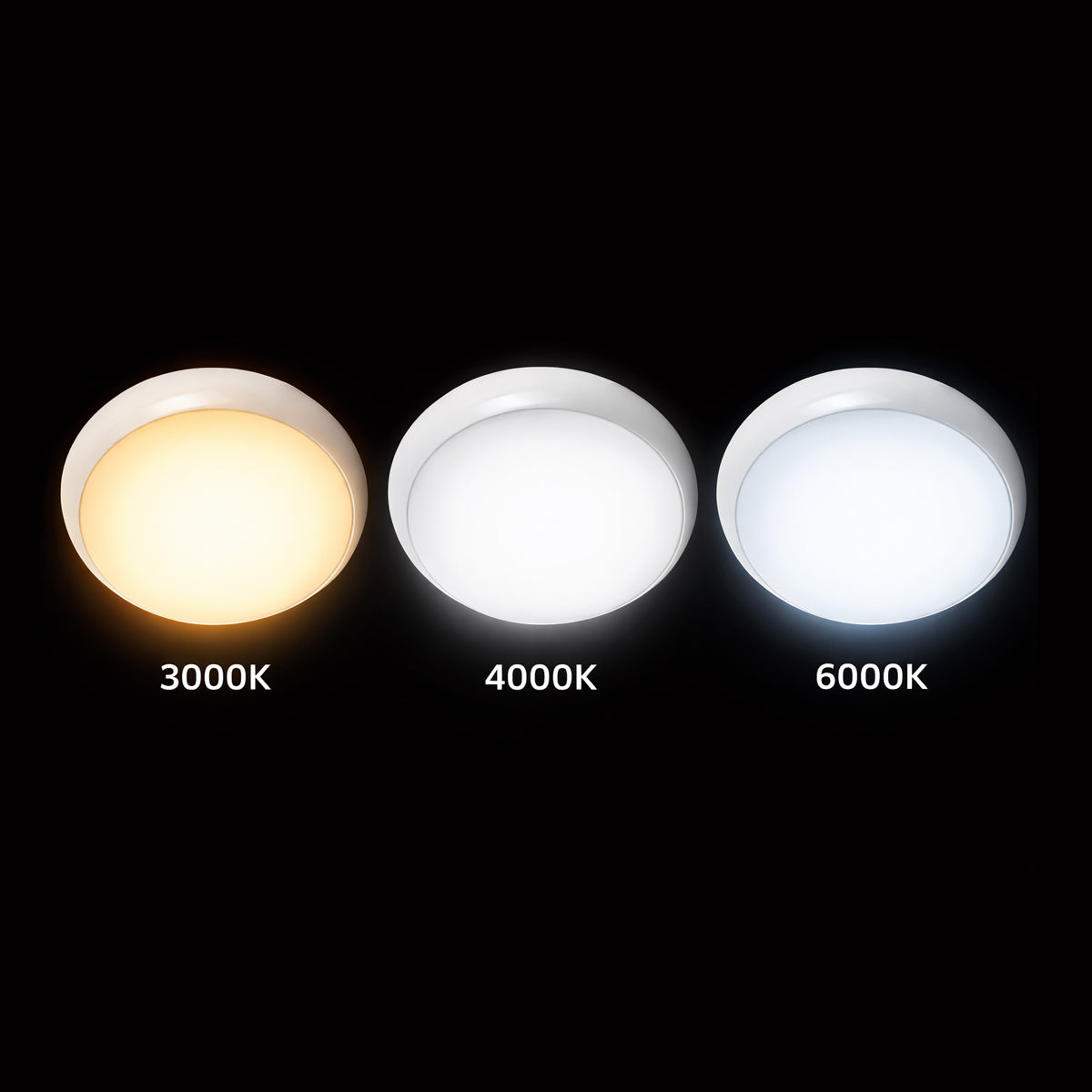 9 in 1 LED Bulkheads with Power Switchable (12W-18W-22W) and CCT Switchable & Built-in Microwave Sensor, Size: 320mm, IP65 & IK10, 3 Years warranty.