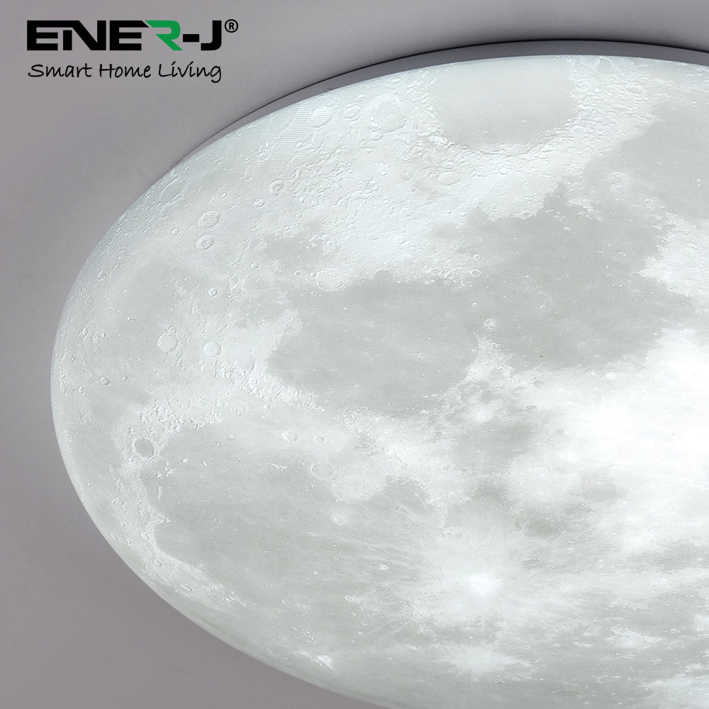 72W Double layer Moon Ceiling/Wall Light, Dimension:Φ 500mm x H 100mm, CCT & Dimming through Remote, IP20