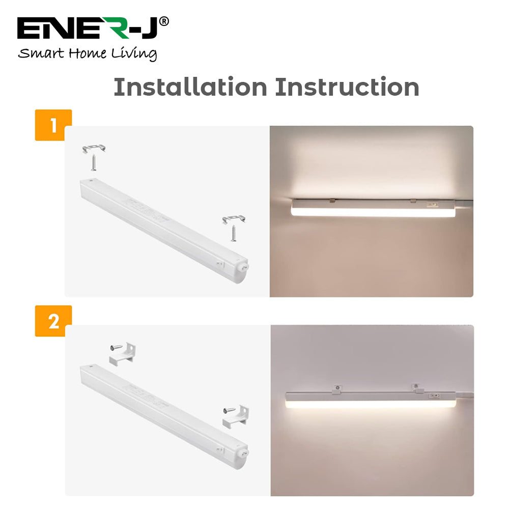 4W LED T5 Batten Light, 30cms, 100 Lm/W, With on/off switch, CCT Switchable, 50cms cable, 3 Years warranty