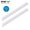 Pack Of 2 20W LED T5 Batten Light, 120cms, 100 Lm/W, With on/off switch, CCT Switchable, 50cms cable, 3 Years warranty