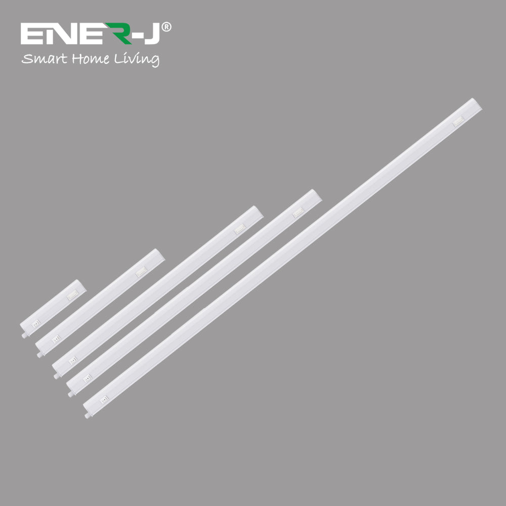 Pack Of 2 20W LED T5 Batten Light, 120cms, 100 Lm/W, With on/off switch, CCT Switchable, 50cms cable, 3 Years warranty