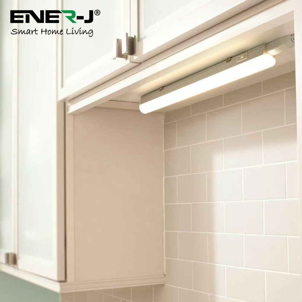 Pack Of 2 20W LED T5 Batten Light, 120cms, 100 Lm/W, With on/off switch, CCT Switchable, 50cms cable, 3 Years warranty