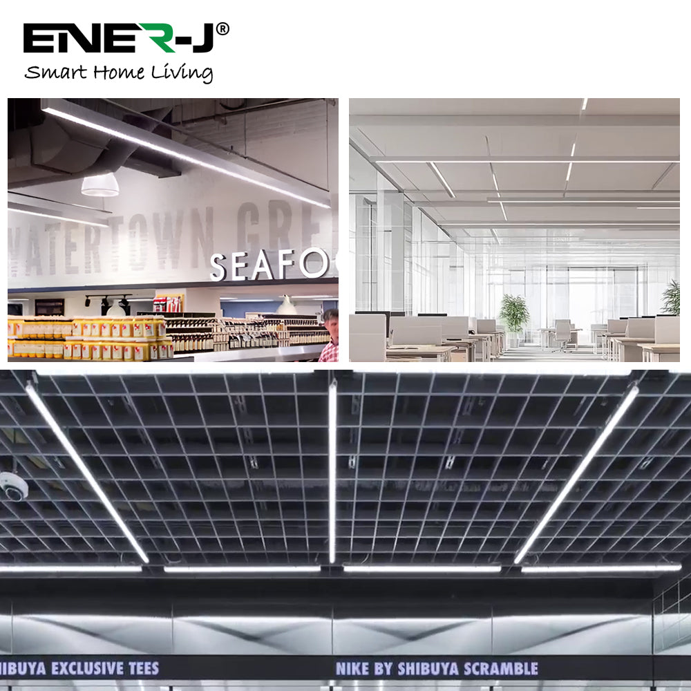 LED Linkable Trunking Linear Lights (Supermarket lights), 40W 1.2M, 160LM/WCCT selectable